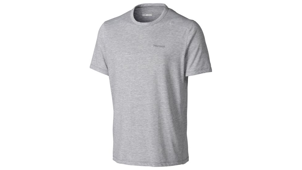 Marmot Vance Short Sleeve Tee - Men's-Steel Heather-X-Large