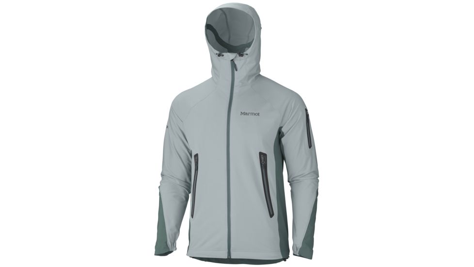 Marmot Vapor Trail Hoody - Mens-Zinc Haze/Dark Mineral-X-Large