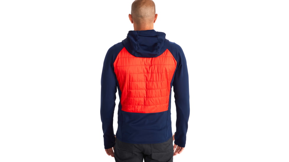 Marmot Variant Hybrid Hoody - Mens, Arctic Navy/Victory Red, Extra Large, 11390-3160-XL