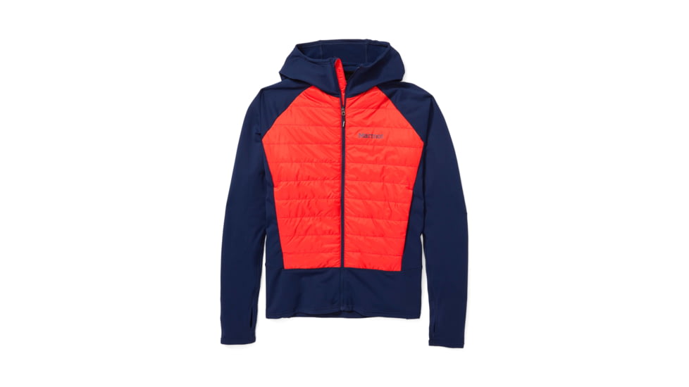 Marmot Variant Hybrid Hoody - Mens, Arctic Navy/Victory Red, Extra Large, 11390-3160-XL