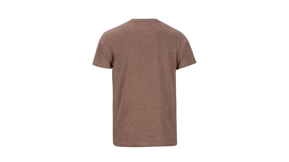 Marmot Verge Tee Short Sleeve - Mens, Brown Heather, Medium, 49370-7139-M