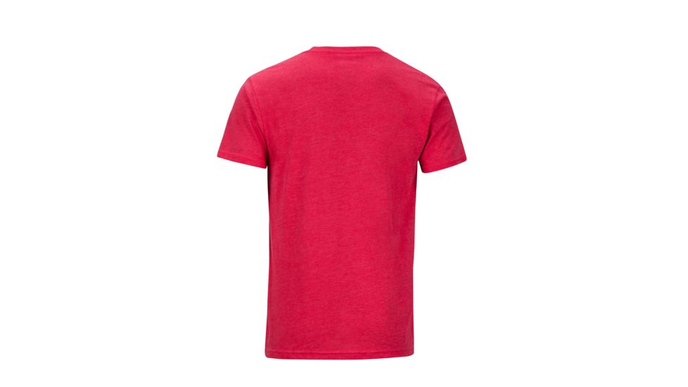 Marmot Verge Tee Short Sleeve - Mens, Red Heather, Large, 49370-8554-L