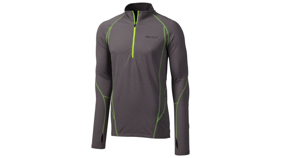 Marmot Verve 1/2 Zip - Mens-Steel Heather-Large
