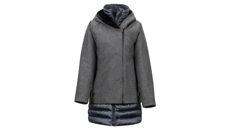 Marmot Victoria Jacket - Womens, Grey Heather/Steel Onyx, Medium, 79760-GH/SO-M-DEMO