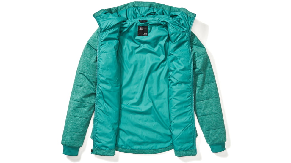 Marmot Visita Insulated Hoodie - Womens, Deep Jungle Heather, Medium, 47520-4997-M