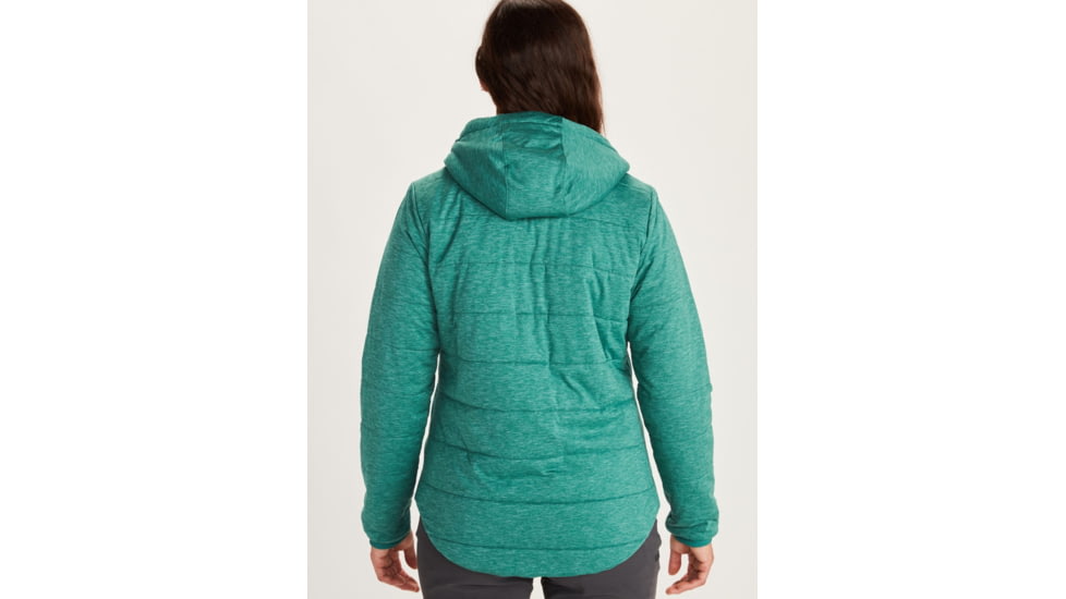 Marmot Visita Insulated Hoodie - Womens, Deep Jungle Heather, Medium, 47520-4997-M