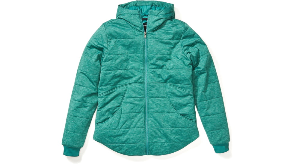 Marmot Visita Insulated Hoodie - Womens, Deep Jungle Heather, Medium, 47520-4997-M