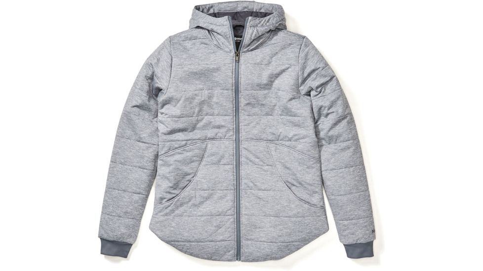 Marmot Visita Insulated Hoodie - Womens, Steel Onyx Heather, Medium, 47520-8702-M