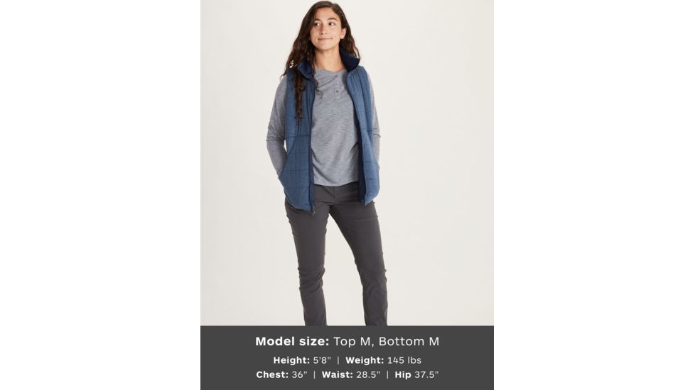 Marmot Visita Insulated Vest - Womens, Arctic Navy Heather, Small, 47530-8719-S