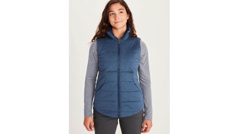 Marmot Visita Insulated Vest - Womens, Arctic Navy Heather, Small, 47530-8719-S