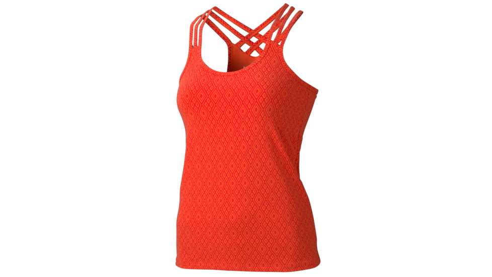 Marmot Vogue Tank - Womens-Large-Orange Coral Diamond