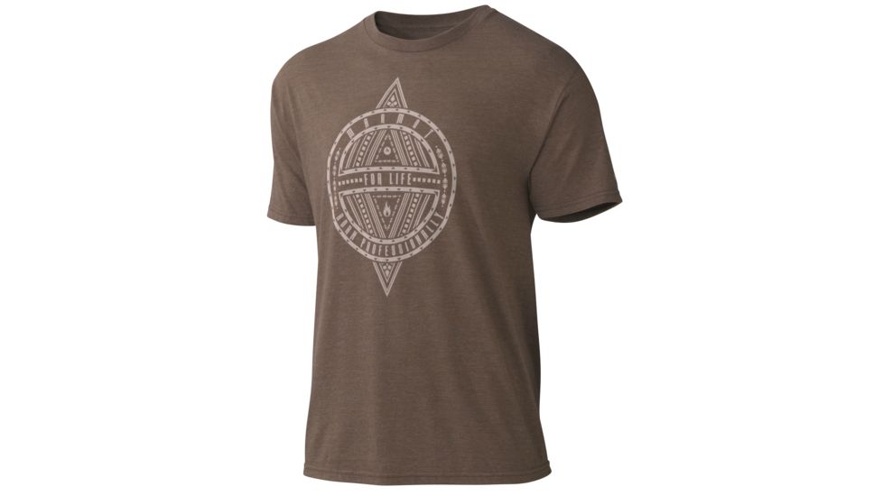 Marmot Walden Short Sleeve Tee - Men's-Dark Brown Heather-Large