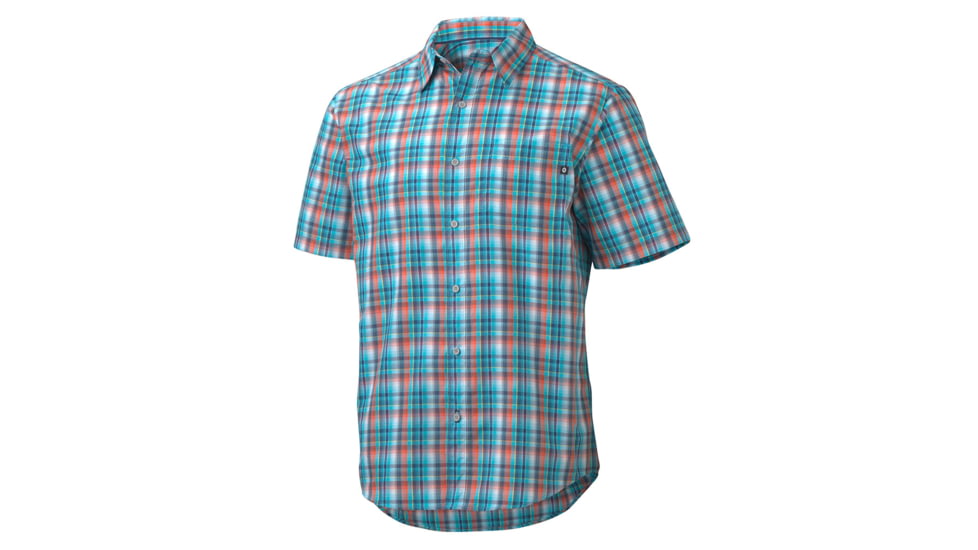 Marmot Waldron Short Sleeve - Men's-Air Blue-X-Large