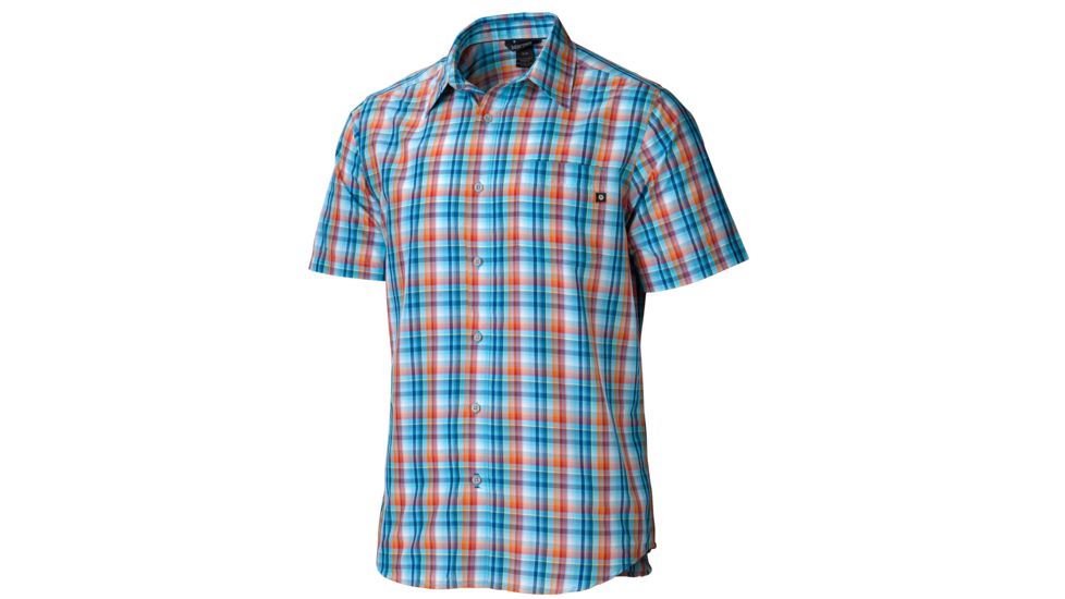 Marmot Waldron Short Sleeve - Men's-Crystal Blue-Small
