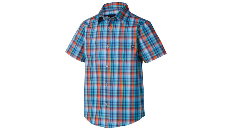 Waldron Short Sleeve Shirt - Boys -Small-Air Blue
