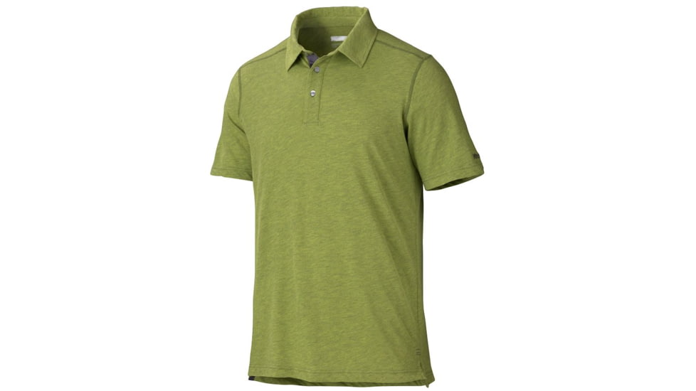 Marmot Wallace Polo Short Sleeve Shirt - Men's-Green Lichen-Small