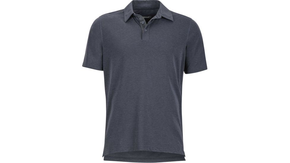 Marmot Wallace Polo Short Sleeve Shirt - Men's-Slate Grey Heather-Medium