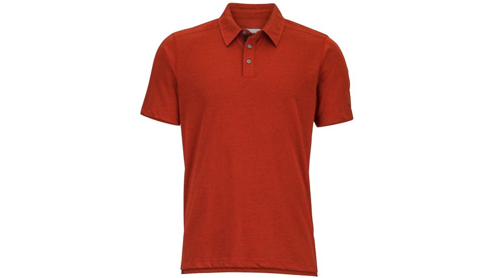 Marmot Wallace Polo Short Sleeve Shirt - Men's-True Redstone-Medium