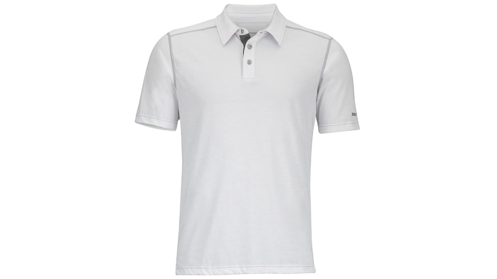 Marmot Wallace Polo Short Sleeve Shirt - Men's-White-XX-Large