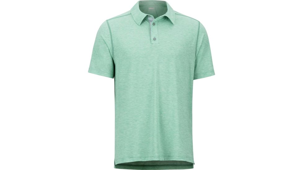 Marmot Wallace Polo Short Sleeve - Men's, Pond Green Heather, Medium, 43520-8768-M