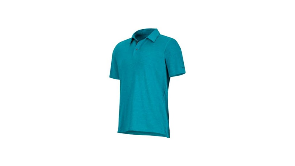 Marmot Wallace Polo SS, Deep Jade Heather, S, 43520-3865-S