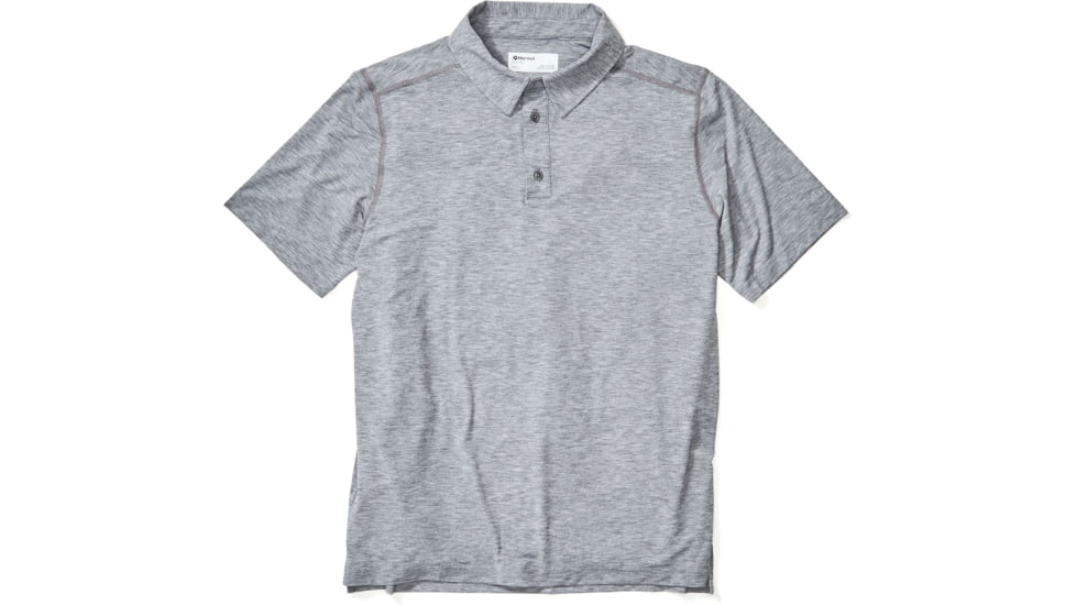 Marmot Wallace Short Sleeve Polo - Mens, New Black Heather, Extra Large, 43520-1781-XL
