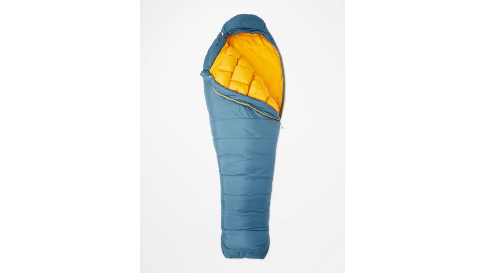 Marmot WarmCube Gallatin 20 Sleeping Bag, Stargazer/Solar, 36420-1995-LZ