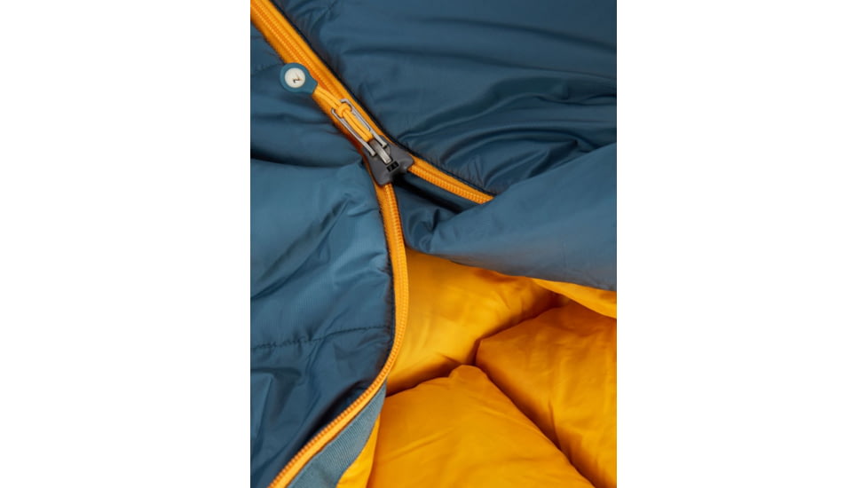 Marmot WarmCube Gallatin 20 Sleeping Bag, Stargazer/Solar, Long, 36430-1995-LZ