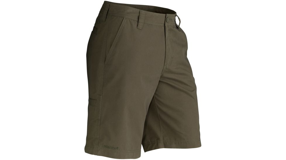 Marmot Wilcox Short - Men's-Deep Olive-11 in-40 Waist