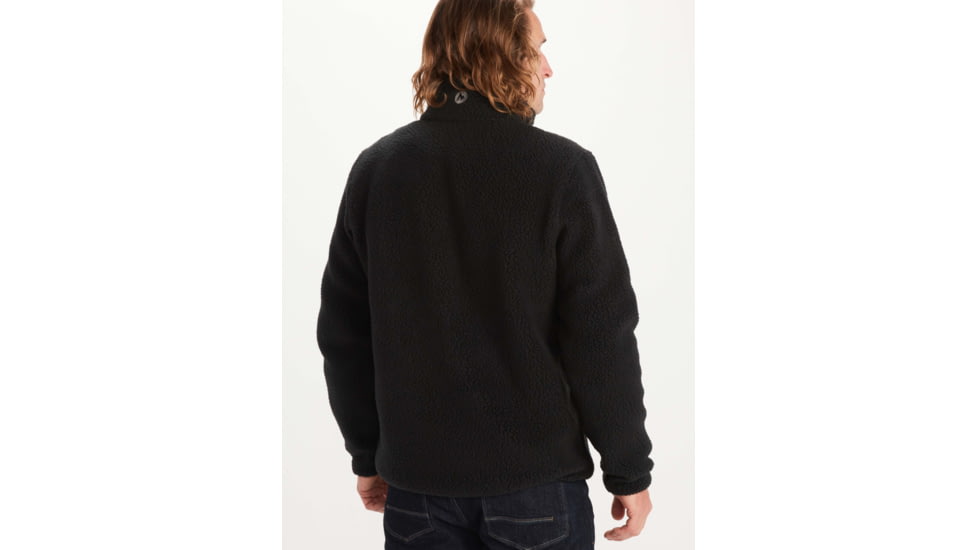 Marmot Wiley Fleece Half Zip - Mens, Black, Large, M11941-001-L