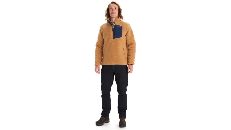 Marmot Wiley Fleece Half Zip - Mens, Scotch/Arctic Navy, Extra Large, M11941-7409-XL