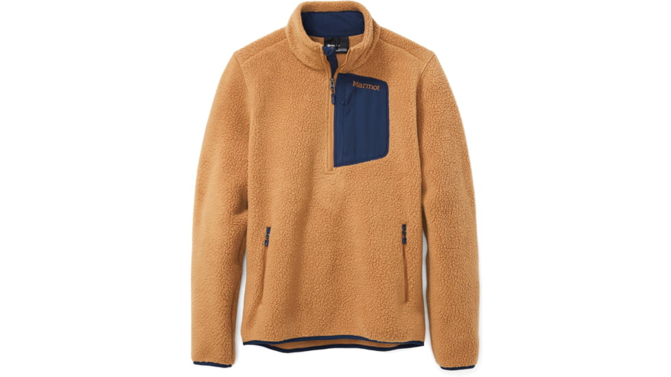 Marmot Wiley Fleece Half Zip - Mens, Scotch/Arctic Navy, Extra Large, M11941-7409-XL