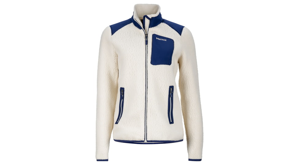 Marmot Wiley Jacket - Women's-Cream/Arctic Navy-X-Small