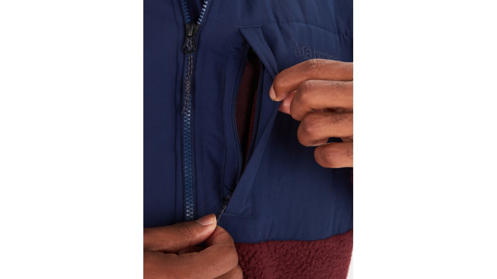 Marmot Wiley Polartec Jacket - Mens, Arctic Navy/Port Royal, Extra Large, M13190-20736-XL