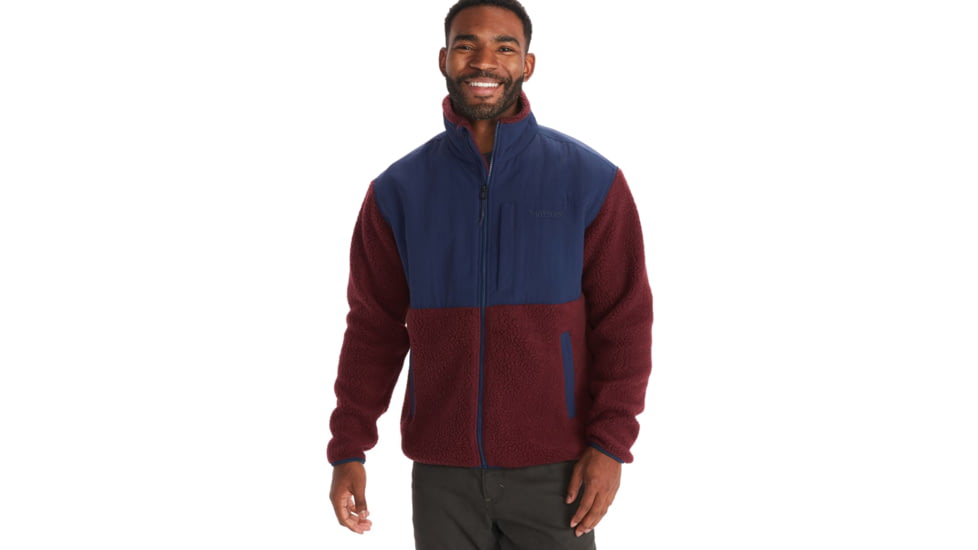 Marmot Wiley Polartec Jacket - Mens, Arctic Navy/Port Royal, Extra Large, M13190-20736-XL
