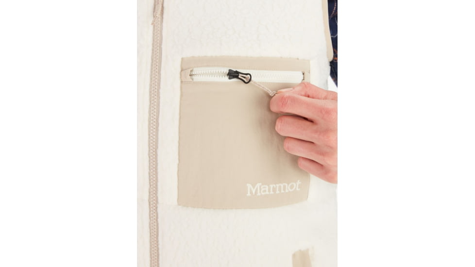 Marmot Wiley Polartec Vest - Womens, Papyrus/Sandbar, Small, M13189-20711-S