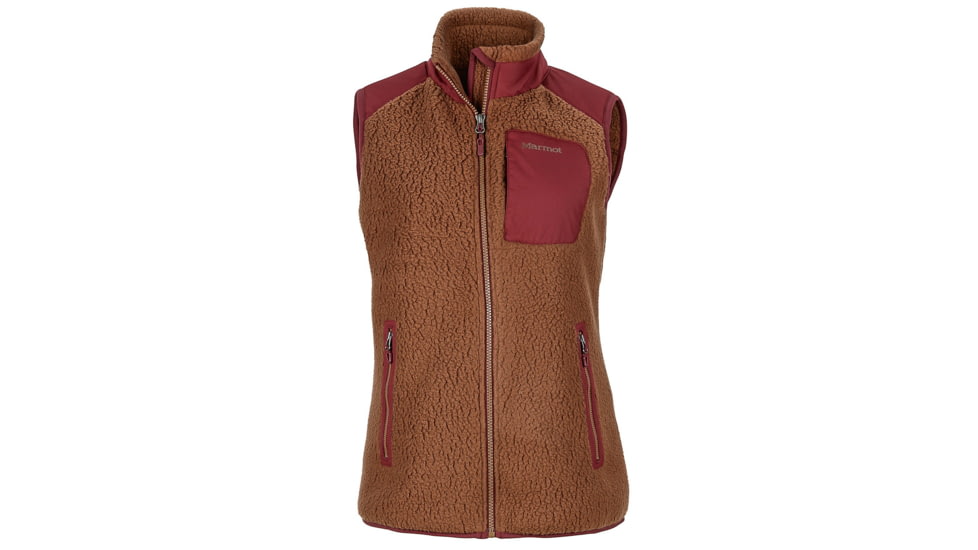 Marmot Wiley Vest - Women's-Dark Chestnut/Port Royal-Large