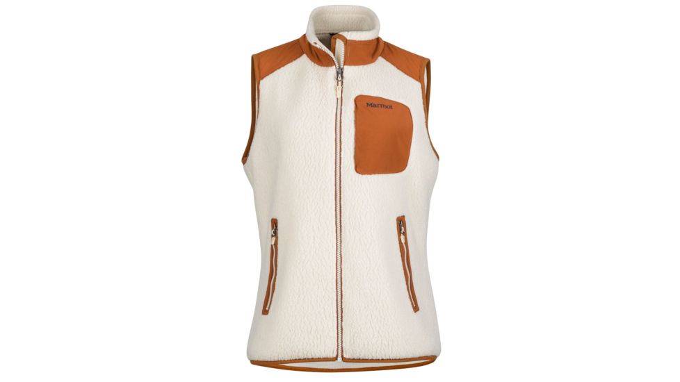 Marmot Wiley Vest - Womens, Cream/Terra, XS, 89340-7932-XS
