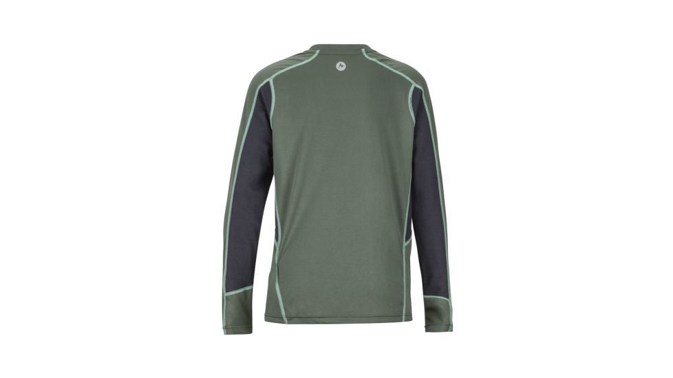 Marmot Windridge Graphic Long Sleeve - Boys, Crocodile/Dark Steel, Medium, 50310-4857-M
