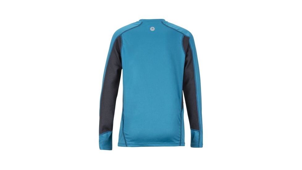 Marmot Windridge Graphic Long Sleeve - Boys, Turkish Tile/Dark Steel, Small, 50310-3063-S