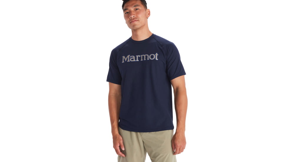 Marmot Windridge Graphic Short Sleeve Tee - Mens, Arctic Navy, Medium, M14155-2975-M