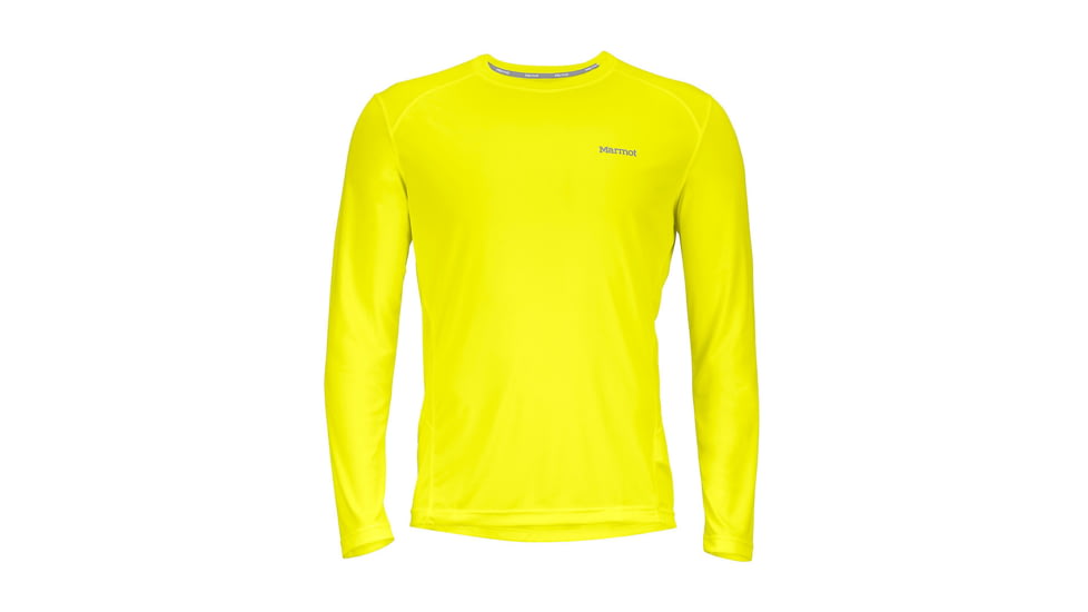 Marmot Windridge Long Sleeve - Men's, Hyper Yellow, Small