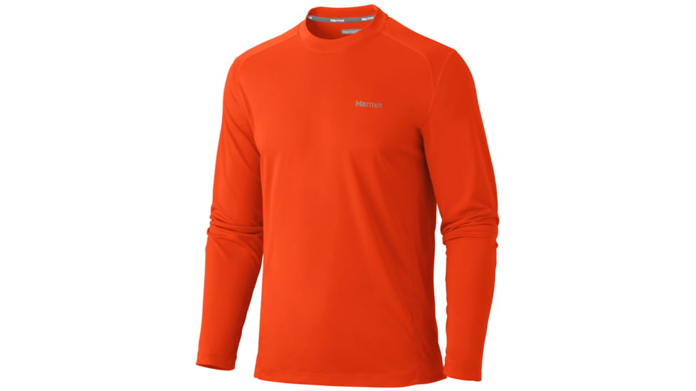 Marmot Windridge Long Sleeve - Men's, Blaze, Large, 785562534612
