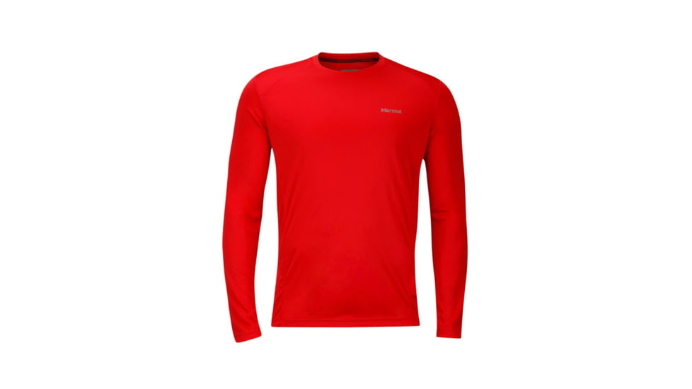 Marmot Windridge Long Sleeve T-Shirt - Men's, Tomato, 2XL, 60410-6775-XXL