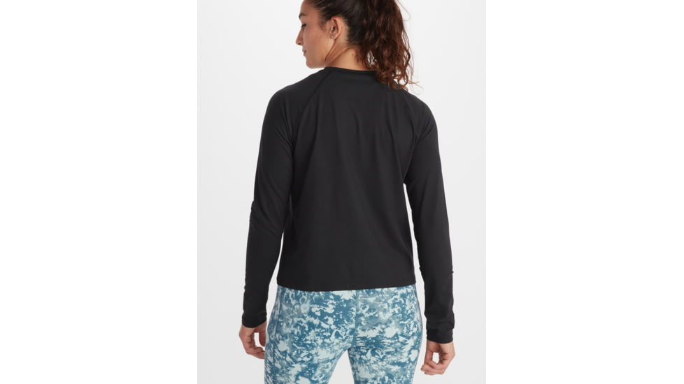 Marmot Windridge Long Sleeve T-Shirt - Womens, Black, Extra Small, M14236-001-XS