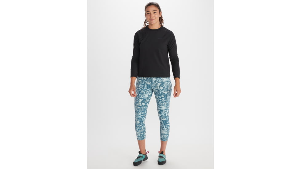 Marmot Windridge Long Sleeve T-Shirt - Womens, Black, Extra Small, M14236-001-XS