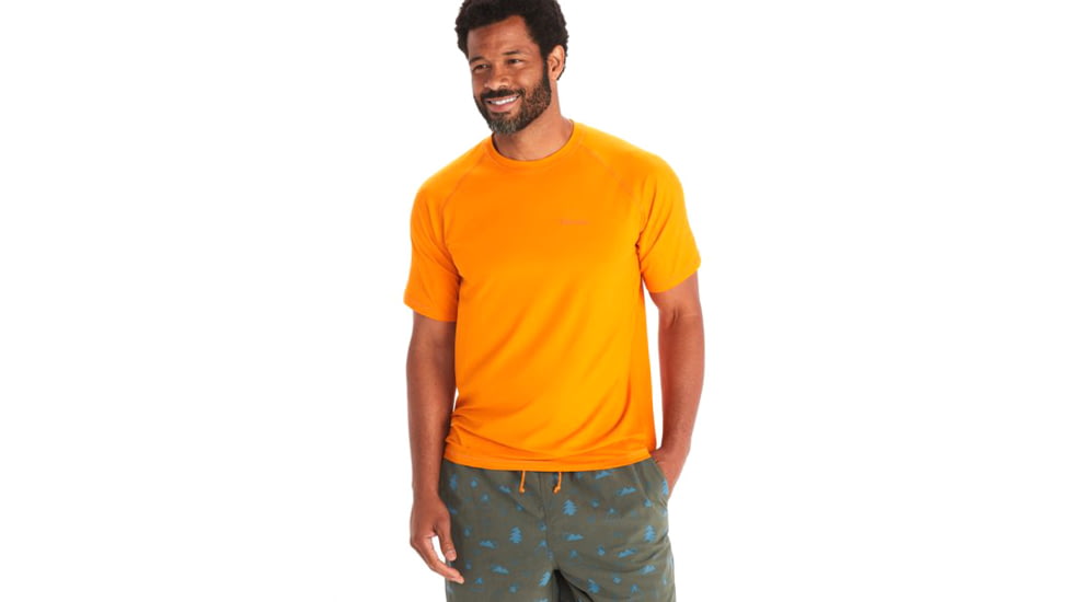 Marmot Windridge Short Sleeve - Men's, Orange Pepper, Large, M14154-21524-L