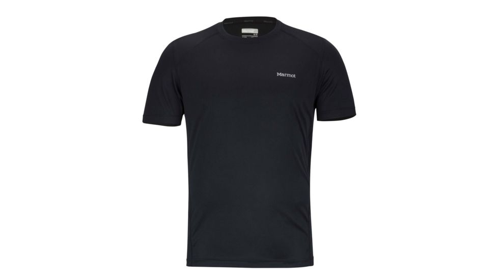 Marmot Windridge Short Sleeve T-Shirt - Mens, Black, 2XL 60390-001-XXL