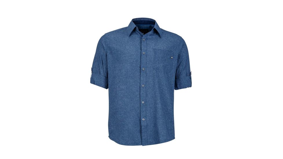 Marmot Windshear Long Sleeve Shirt - Mens, Vintage Navy, L 43260-2636-L