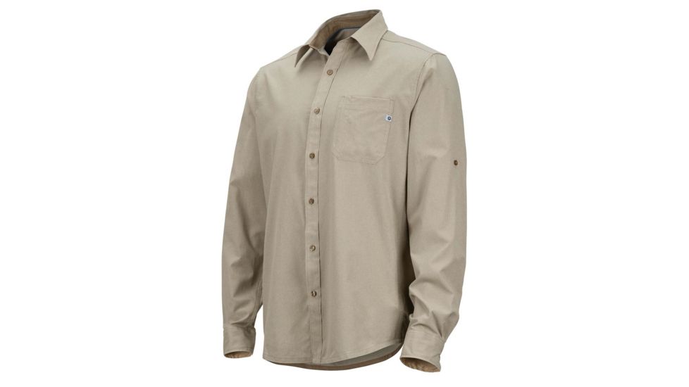 Marmot Windshear Long Sleeve Shirt - Mens, Light Khaki, 2XL 43260-7040-XXL